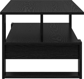 VidaXL Τραπεζάκι σαλονιού Μαύρη Οξυά 90 x 50 x 40 cm