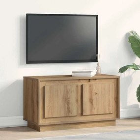 vidaXL Ντουλάπι TV artisan δρυς 80 x 35 x 45 cm Επεξεργασμένο ξύλο