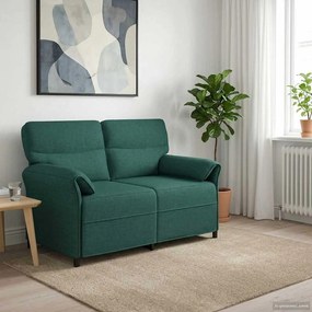vidaXL Καναπές 100% πολυέστερ μεταλλικό πλαίσιο MDF, Κόντρα πλακέ