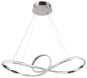 Φωτιστικό Οροφής LED Dimmable Homelighting Malbera 77-8126 Chrome