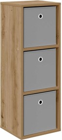 vidaXL Πλαϊνό γραφείο Artisan Oak 30,5 x 27 x 84,5 εκ