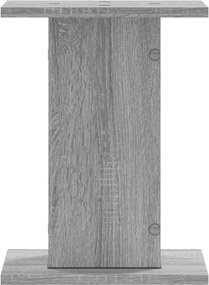vidaXL Βάσεις Φυτών 2 Τεμ. Γκρι Sonoma 30x30x40 εκ. Επεξεργασμένο Ξύλο