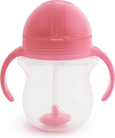 Ποτήρι Εκπαιδευτικό 207ml Με Καλαμάκι Munchkin Tip & Sip Pink