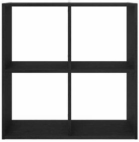 vidaXL Βιβλιοθήκη Μαύρη δρυς 68,5 x 32 x 68,5 εκ Επεξεργασμένο ξύλο