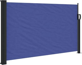 vidaXL Σκίαστρο Πλαϊνό Συρόμενο Μπλε 120 x 600 εκ.