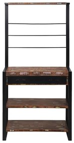vidaXL Ράφι κουζίνας Πολύχρωμο 80 x 40 x 160 cm