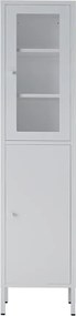 Ντουλάπι μεταλλικό Nextdeco με 2 πόρτες λευκό Υ180x35x30εκ.