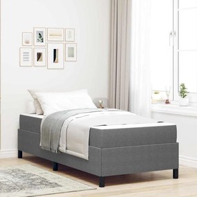 vidaXL Σκελετός Κρεβατιού Ανοιχτό γκρι 80 x 200 cm Βελούδο
