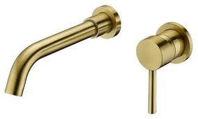 KARAG ARTEMIS Oro 911-P Μπαταρία Νιπτήρος Εντοιχισμού Χρυσό Κεραμικό, Κράμα Ορειχάλκου