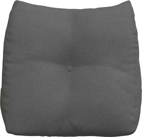 vidaXL Μαξιλάρι Πλάτης Σκούρο Γκρι 45 x 50 x 24 cm ύφασμα