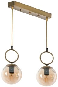 Φωτιστικό Οροφής Morino 846STL2814 45x16x70cm 2xE27 40W Gold Opviq