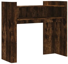 Τραπέζι Κονσόλα Καπνιστή Δρυς 100x35x90 εκ. Επεξεργασμένο Ξύλο - Καφέ
