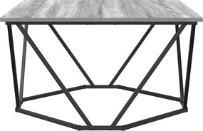 vidaXL Τραπεζάκι σαλονιού Γκρίζο Σονομα 80 x 80 x 45 cm