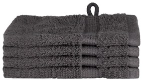 vidaXL Πετσέτες 4 pcs Ανθρακί 15 x 21 cm Βαμβάκι
