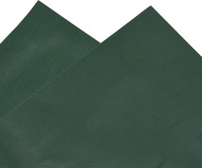 vidaXL Μουσαμάς Πράσινος 6 x 8 μ. 650 γρ./μ²