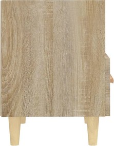 vidaXL Κομοδίνο Sonoma Δρυς 40 x 35 x 47 εκ.