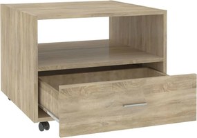 vidaXL Τραπεζάκι Σαλονιού Sonoma Δρυς 55 x 55 x 40 εκ. Επεξεργ. Ξύλο