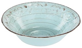 Artekko Artekko Rustic Aqua Σαλατιέρα Κεραμικό Γαλάζιο (24.9x24.9x7.6)cm 0279-AQUA