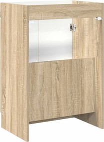 vidaXL Ντουλάπι κάτω από τον νιπτήρα Sonoma Δρυς 56 x 37,5 x 81 εκ