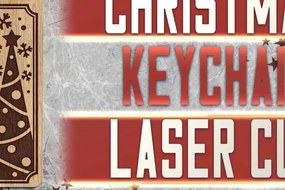 Intra απο ξύλο plywood 3mm-4mm πάχος Christmas Keychain | Χριστούγεννα Δίασταση 6x6 cm INTRAFABR-62989155