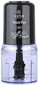 Πολυκόπτης 06-15107 11,7x11,7x26cm 500ml 400W Black Estia Steel,Plastic