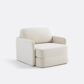 Πολυθρόνα-κρεβάτι με ταπετσαρία από βελούδο κοτλέ, Haley