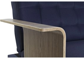 Καναπές-Κρεβάτι DKD Home Decor Μπλε Καφέ Μαύρο Μέταλλο Σύγχρονη Urban 203 x 87 x 81 cm