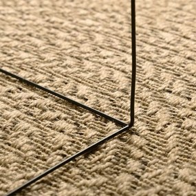 vidaXL Χαλί ZIZUR Καφέ 200 x 140 cm Πολυπροπυλένιο