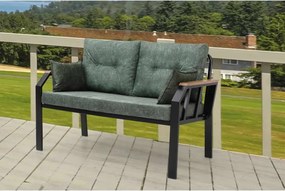 Σετ Κήπου Πράσινο / Μαύρο GREFER 120x58x78