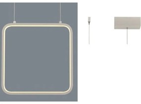 Φωτιστικό Οροφής Led V30LEDP30WH 14W 3000K 1330lm 30X14XH136 White Aca Decor Metal