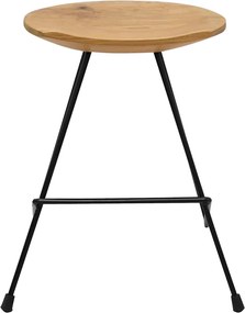 vidaXL σκαμπό 2 τεμάχια από μασίφ ξύλο τικ