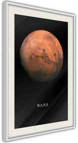 Αφίσα - The Solar System: Mars - 40x60 - Μαύρο - Με πασπαρτού