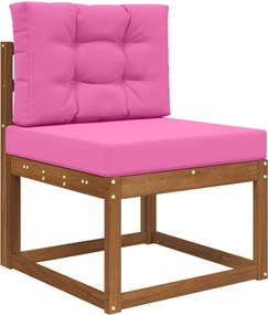 vidaXL Μαξιλάρι Καναπέ Εξωτερικού Χώρου 2 pcs Ροζ Πολυεστέρας