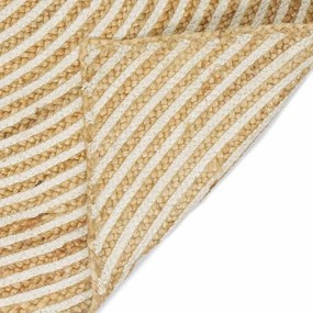 vidaXL Χαλί Περιοχής Λευκό 80 x 200 cm Γιούτα