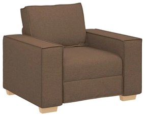 vidaXL Σετ Καναπέ με μαξιλάρι 3 pcs Καφέ 220 x 78 x 84 εκ. ύφασμα