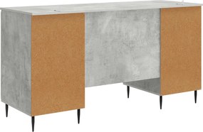 vidaXL Γραφείο Γκρι Σκυροδέματος 142,5 x 50 x 75 εκ.