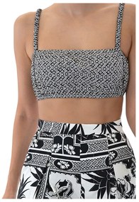 Μπλουζάκια με μακριά μανίκια Matchbox  PRINTED BUSTIER TOP WOMEN