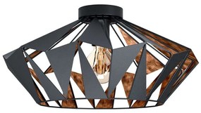 Φωτιστικό Οροφής-Πλαφονιέρα 'Carlton 6' 43399 Black-Copper Eglo Metal