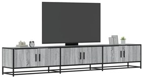 vidaXL Έπιπλο Τηλεόρασης Γκρι Sonoma 240x35x41 εκ. από Επεξεργ. Ξύλο