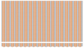 vidaXL Σκηνίτσα Αναδιπλούμενη Πολύχρωμο 400 x 200 cm