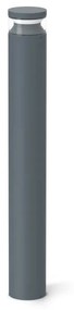 Φωτιστικό Δαπέδου Boeing H100 327266 3000K 1700lm 13x100cm Anthracite Ideal Lux
