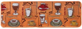 Χαλάκι Κουζίνας Collage 6503 50X150cm Orange Sdim 50Χ150 Polypropylene