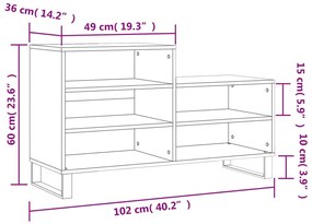 ΠΑΠΟΥΤΣΟΘΗΚΗ ΛΕΥΚΗ 102X36X60 ΕΚ. ΑΠΟ ΕΠΕΞΕΡΓΑΣΜΕΝΟ ΞΥΛΟ 831396