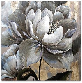 Πίνακας σε καμβά "White Magnolias" Megapap ψηφιακής εκτύπωσης 50x50x3εκ.-GP033-0026