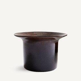 Κασπώ από stoneware με αντιδραστική εφυάλωση, ύψος 15 cm, MESSINE