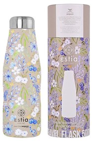 Estia 01-16678 Save the Aegean Μπουκάλι Θερμός 500ml, Symphony Taupe