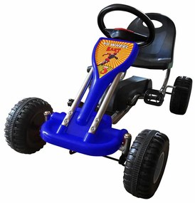 vidaXL Go Kart με Πετάλια Μπλε