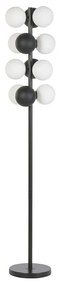 Φωτιστικό Δαπέδου Home ESPRIT Λευκό Μαύρο 28 X 28 X 155 CM