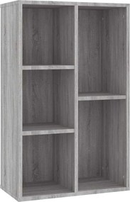 vidaXL Βιβλιοθήκη/Βοηθητικό Ντουλάπι Γκρι Sonoma 50x25x80 εκ Επεξ Ξύλο
