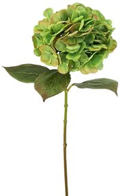 Τεχνητό Λουλούδι Ορτανσία 00-00-18745-2 60cm Green-Orange Marhome Συνθετικό Υλικό